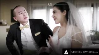 MODERN-DAY SINS – Groomsman ASSFUCKS Italian Bride Valentina Nappi On Wedding Day REMOTE BUTT PLUG